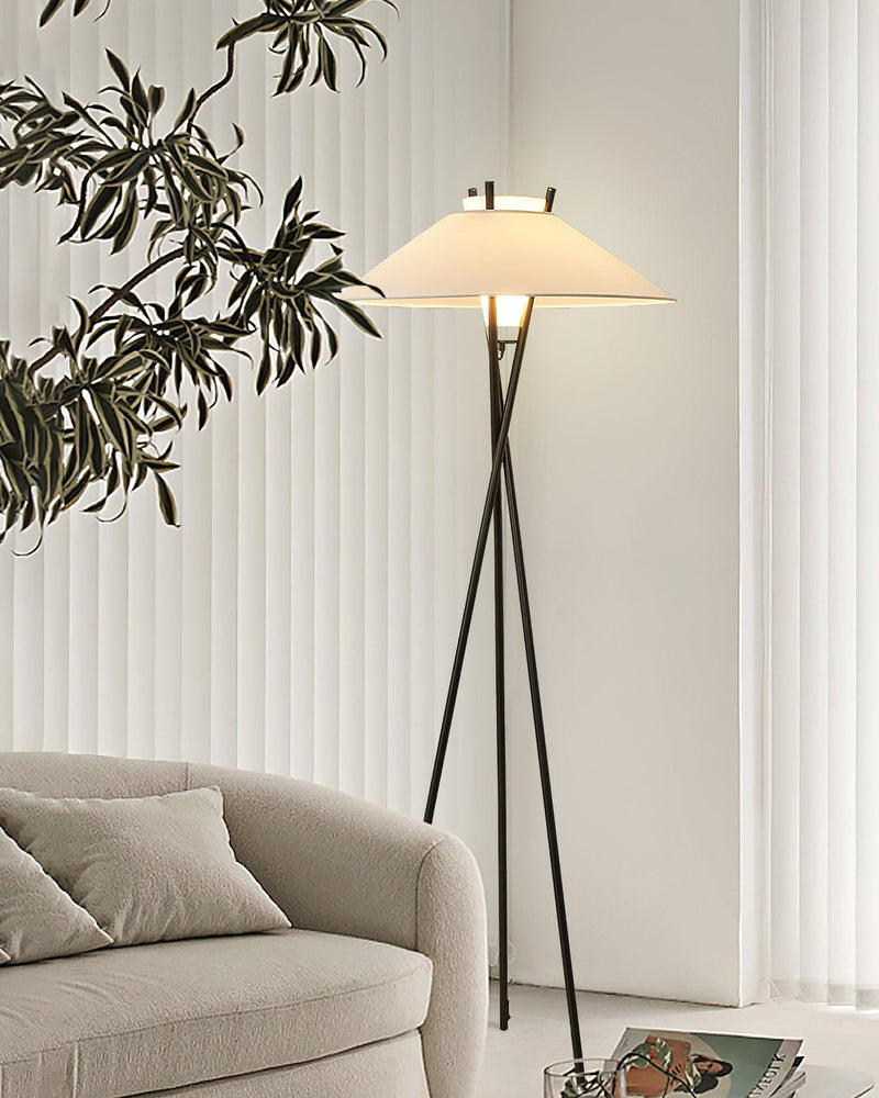 Tripod Cap Floor Lamp 23.6"
