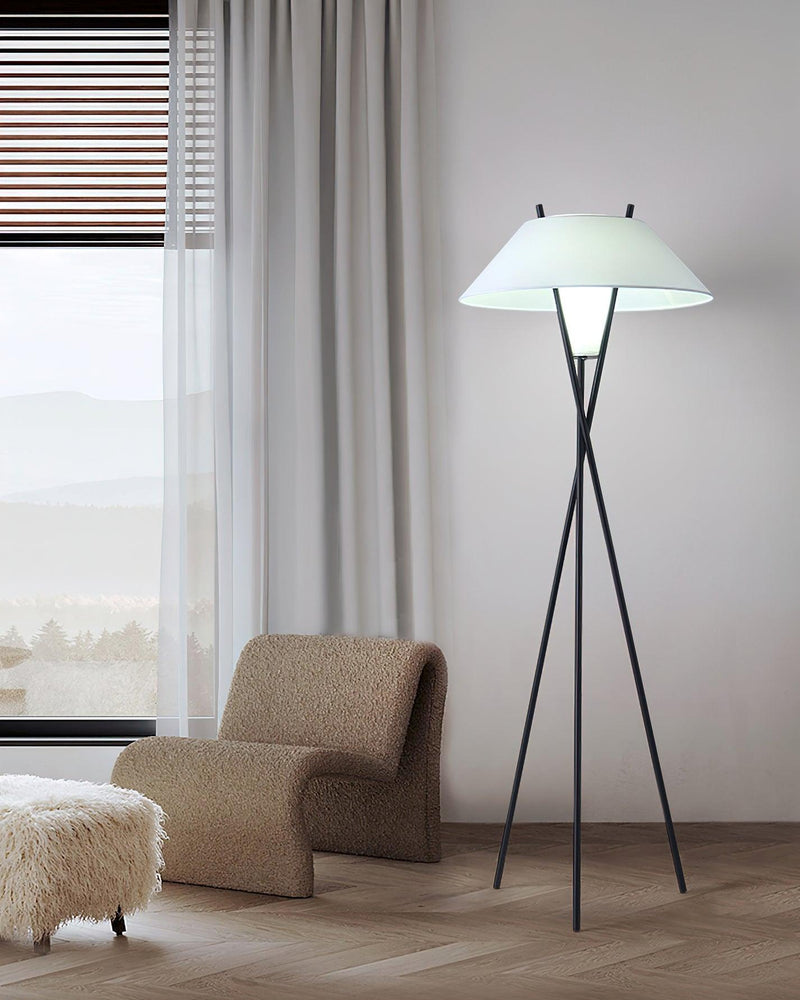 Tripod Cap Floor Lamp 23.6"