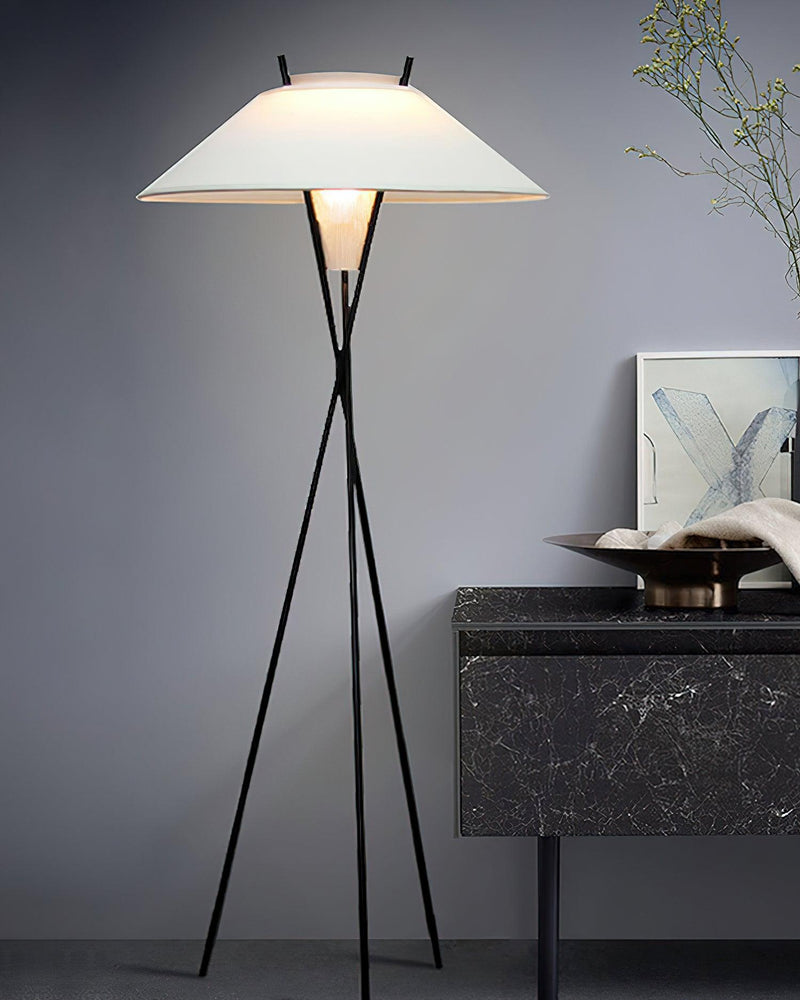 Tripod Cap Floor Lamp 23.6"