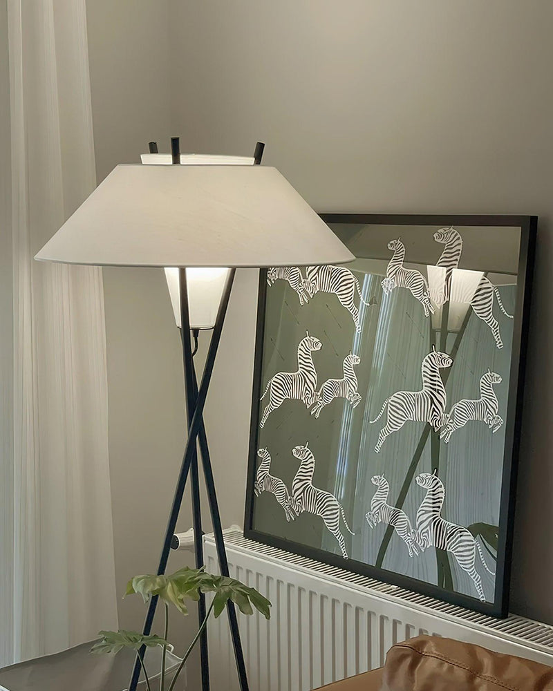 Tripod Cap Floor Lamp 23.6"