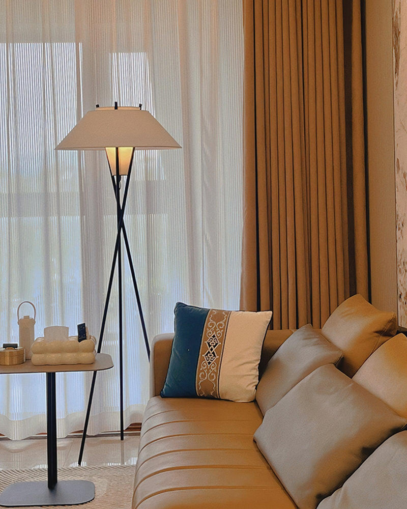 Tripod Cap Floor Lamp 23.6"