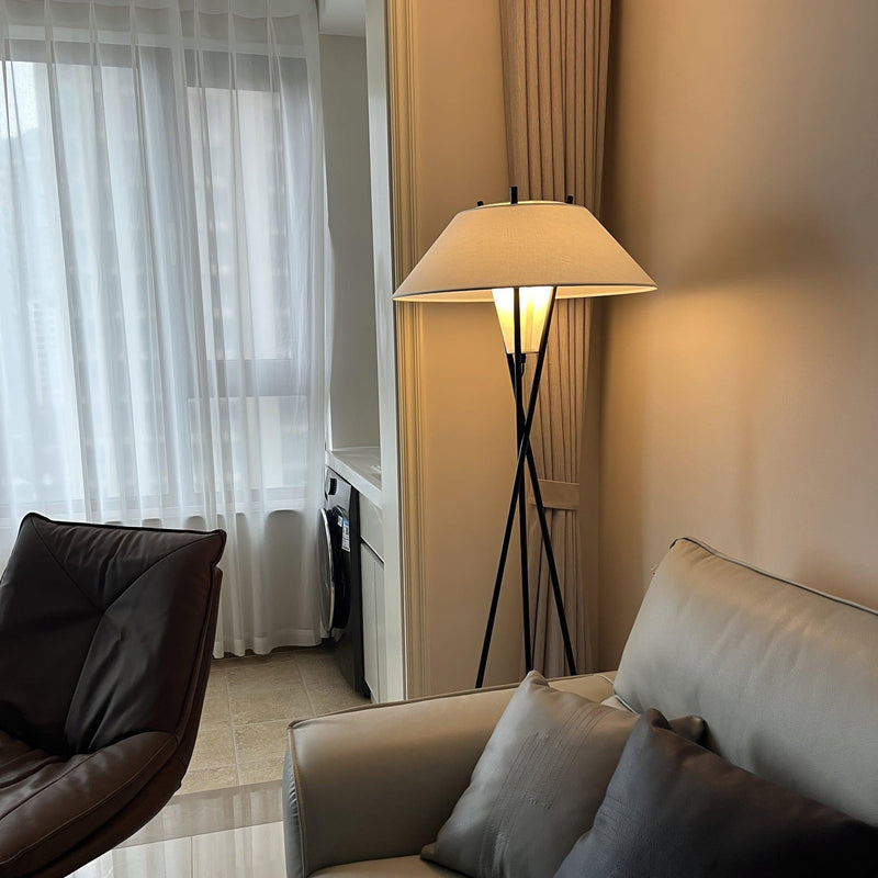 Tripod Cap Floor Lamp 23.6"