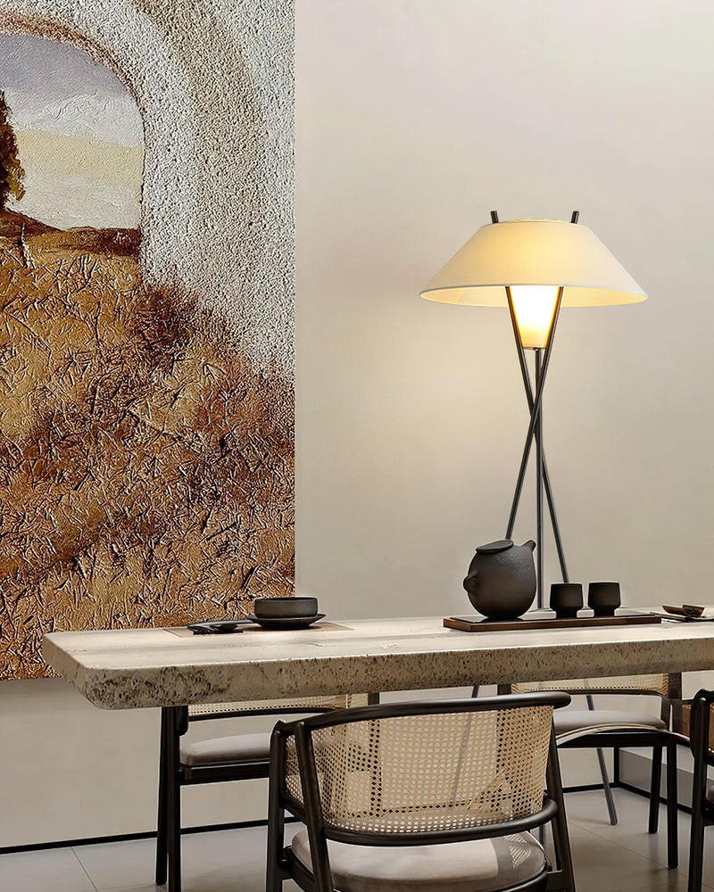 Tripod Cap Floor Lamp 23.6"