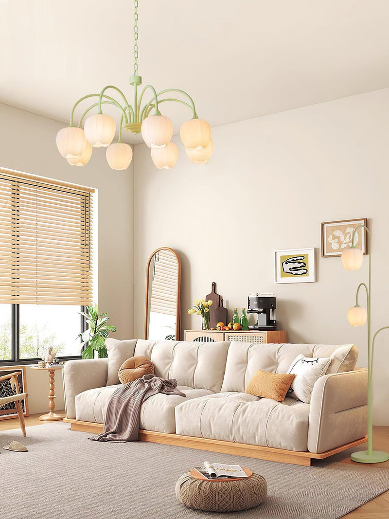 Tulip Matcha Chandelier