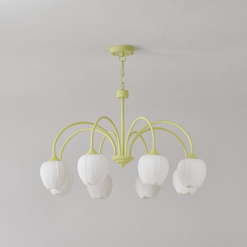 Tulip Matcha Chandelier