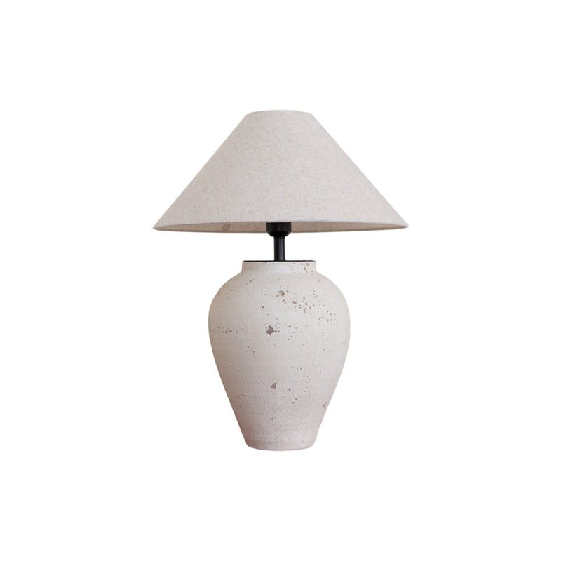 Tuscan Stone Table Lamp 17.7"