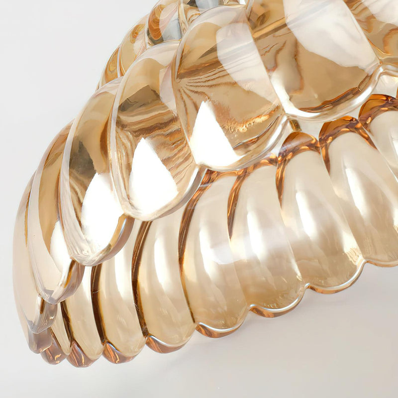 Umbrella Glass Ceiling Light 11.8"