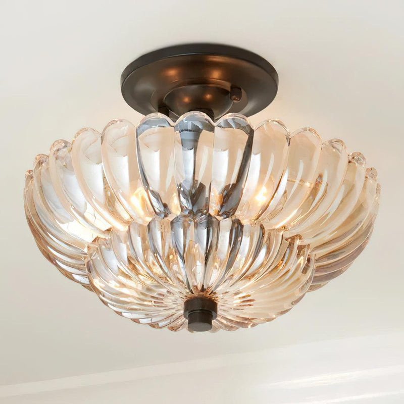 Umbrella Glass Ceiling Light 11.8"