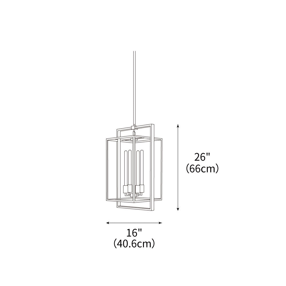 Urban Window Pendant Light 16