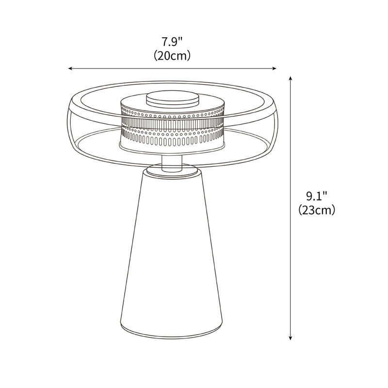 Velmora Wood Table Lamp