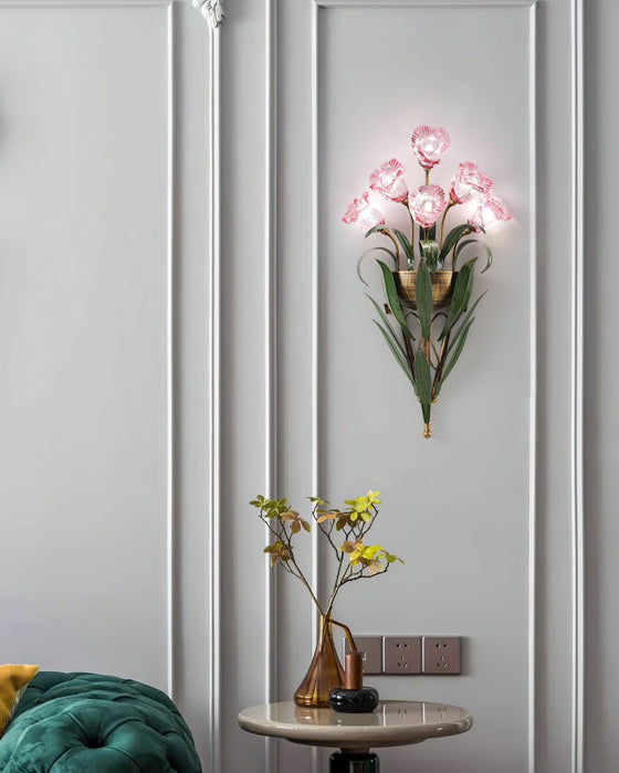 Verdant Blossom Wall Lamp