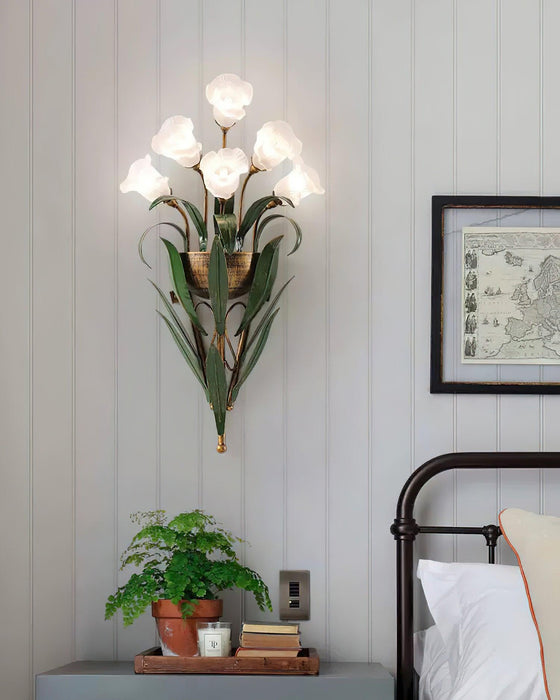 Verdant Blossom Wall Lamp