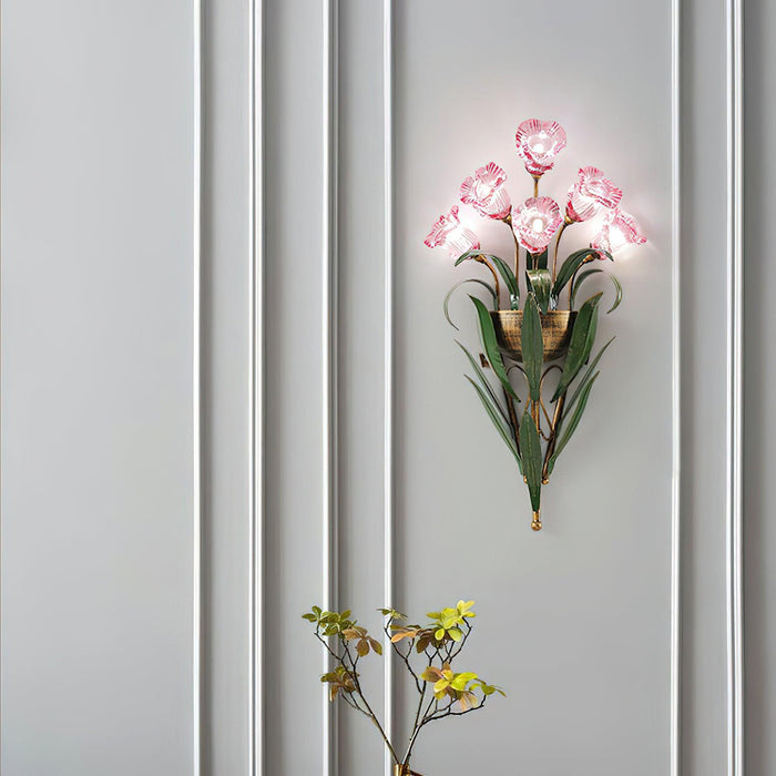 Verdant Blossom Wall Lamp