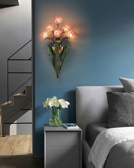 Verdant Blossom Wall Lamp