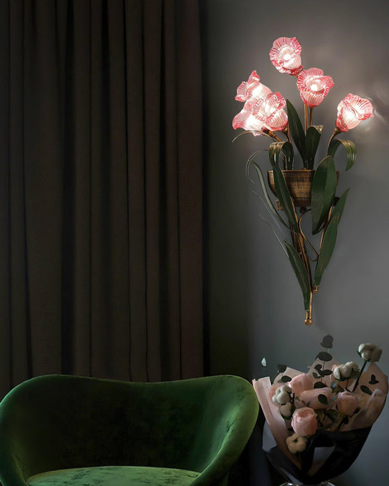 Verdant Blossom Wall Lamp