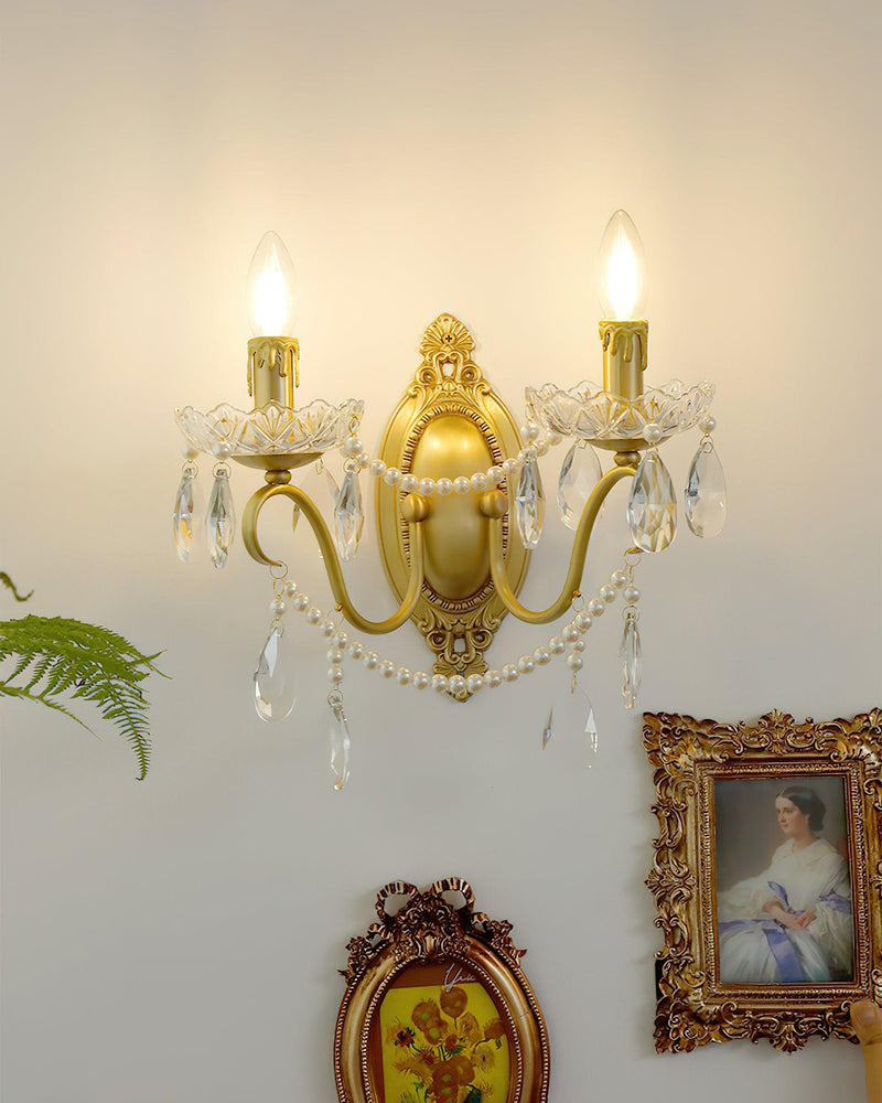 Victoria Crystal Wall Sconce