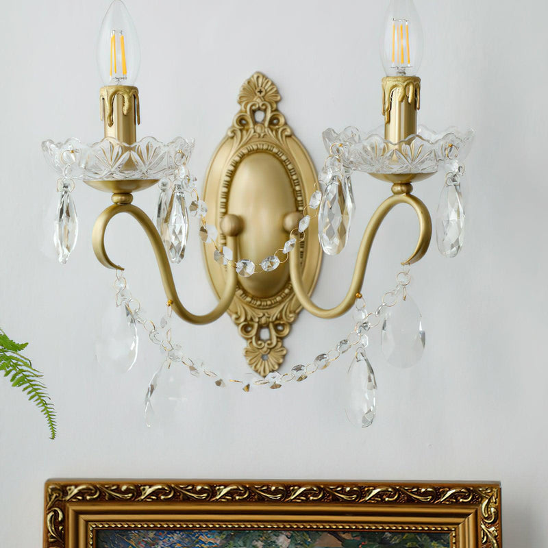 Victoria Crystal Wall Sconce