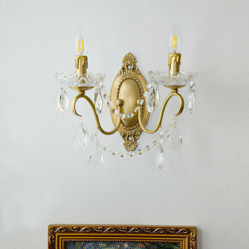 Victoria Crystal Wall Sconce