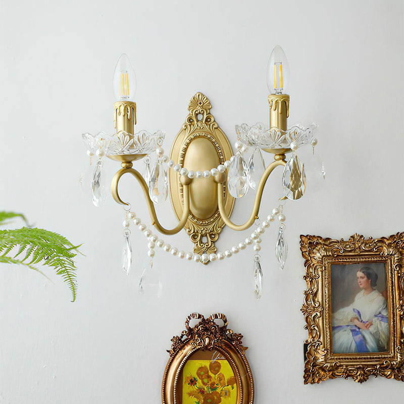 Victoria Crystal Wall Sconce
