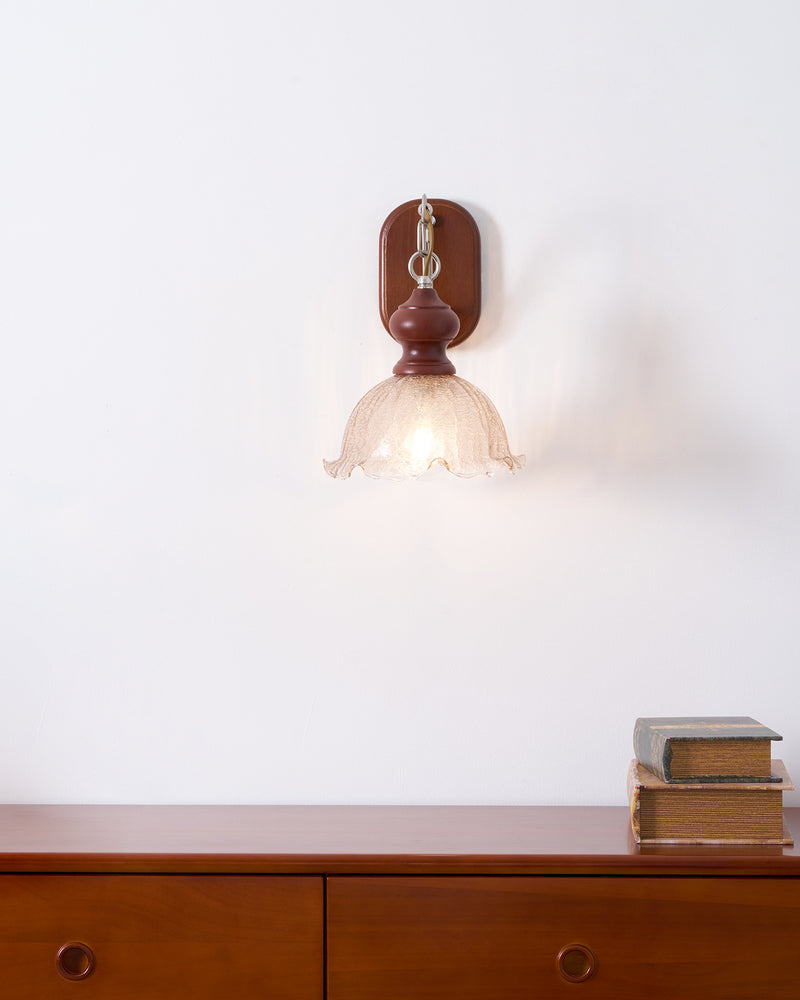 Vintage Flower Wall Lamp