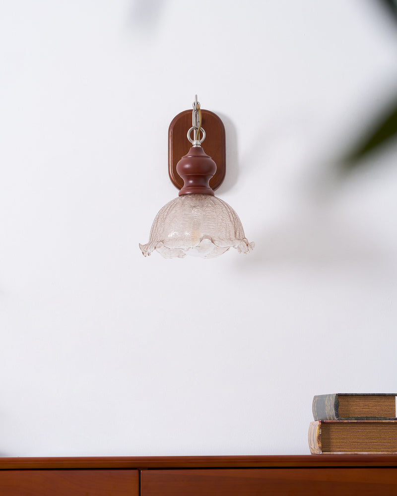 Vintage Flower Wall Lamp