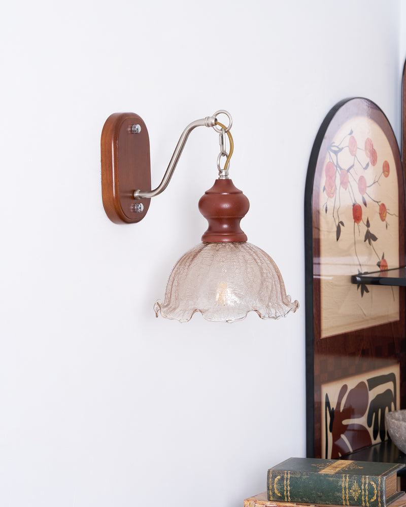 Vintage Flower Wall Lamp