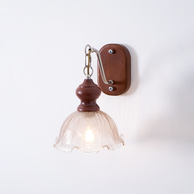 Vintage Flower Wall Lamp