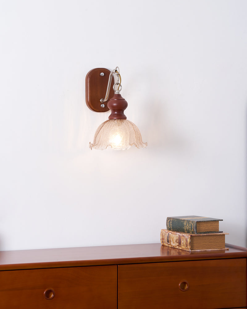 Vintage Flower Wall Lamp