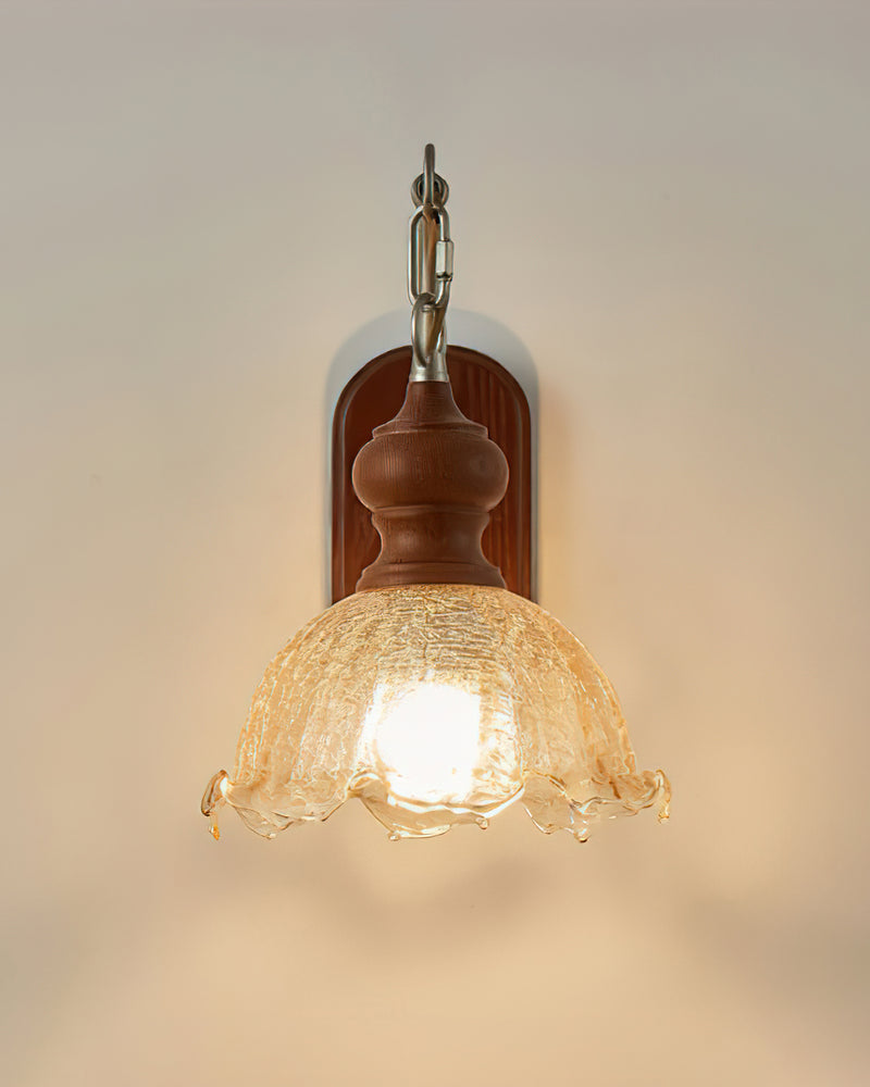 Vintage Flower Wall Lamp