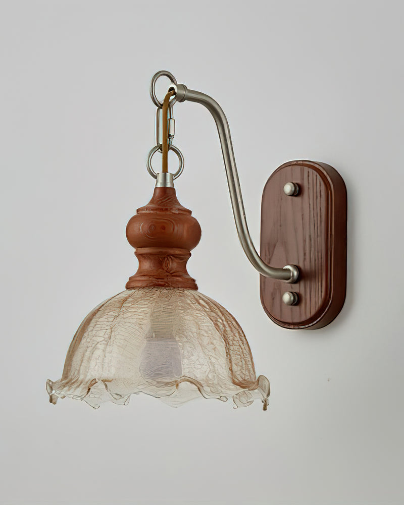 Vintage Flower Wall Lamp