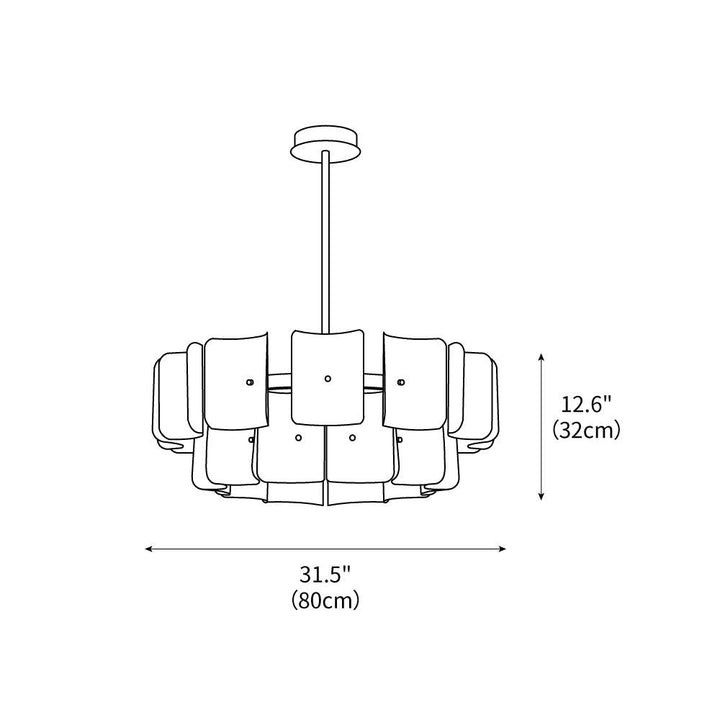 Vitre LED Chandelier – detail 3