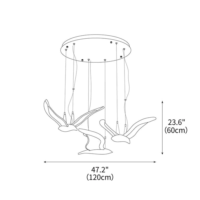 Warbler Chandelier