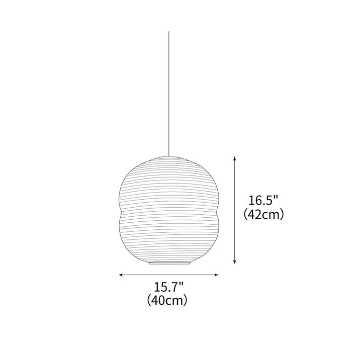 Washi Paper Mini Pendant Light