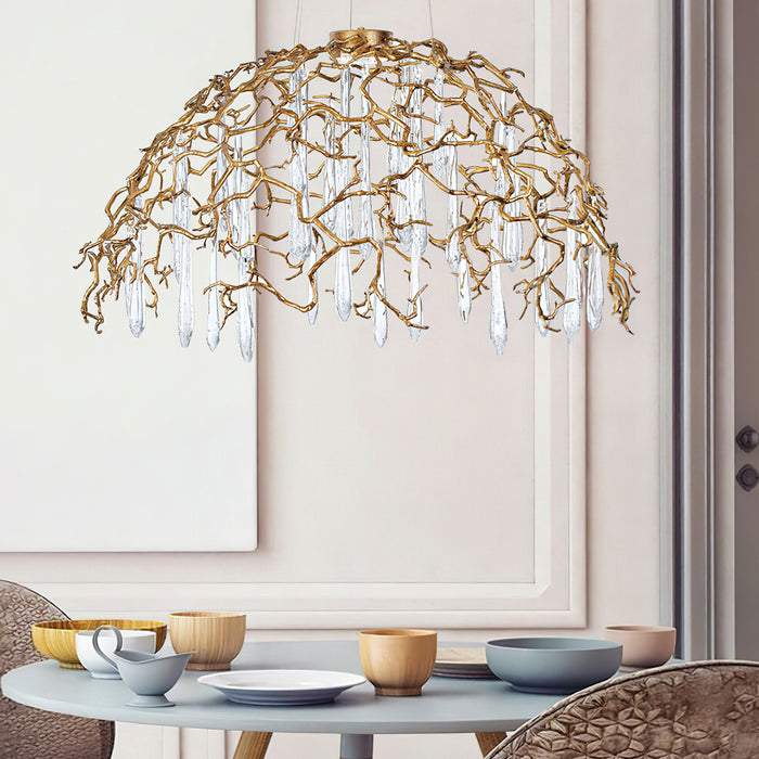 Water Dome Chandelier 41.3"
