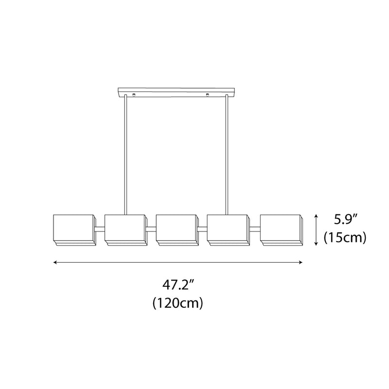 Water Ripple Glass Chandelier