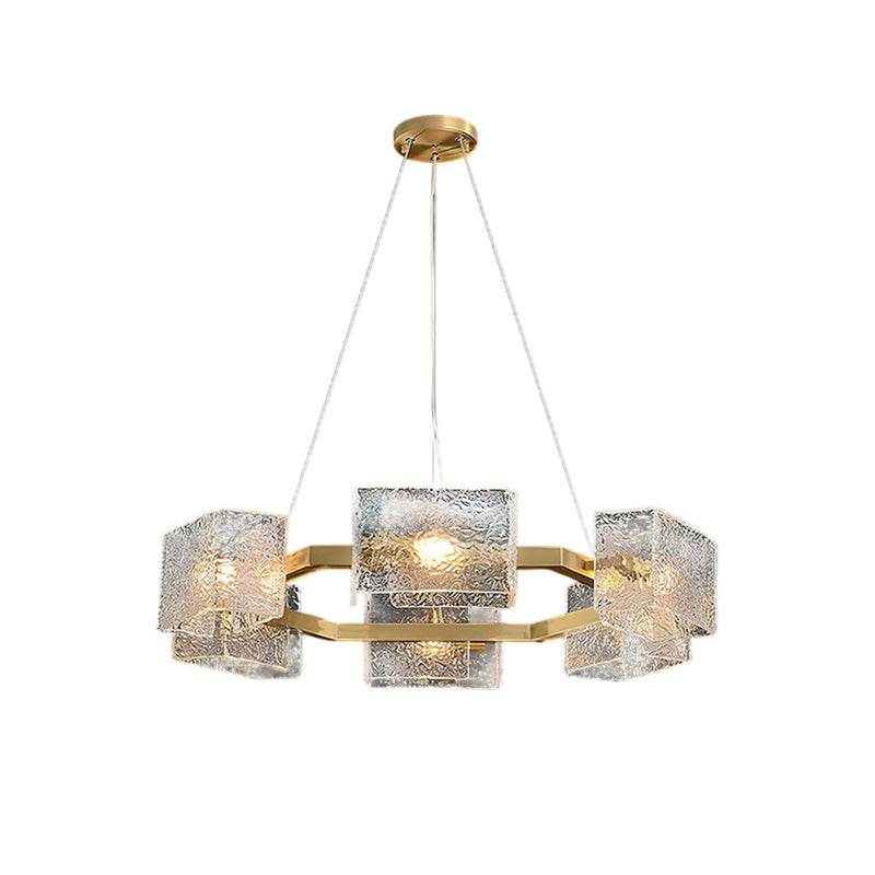 Water Ripple Glass Chandelier