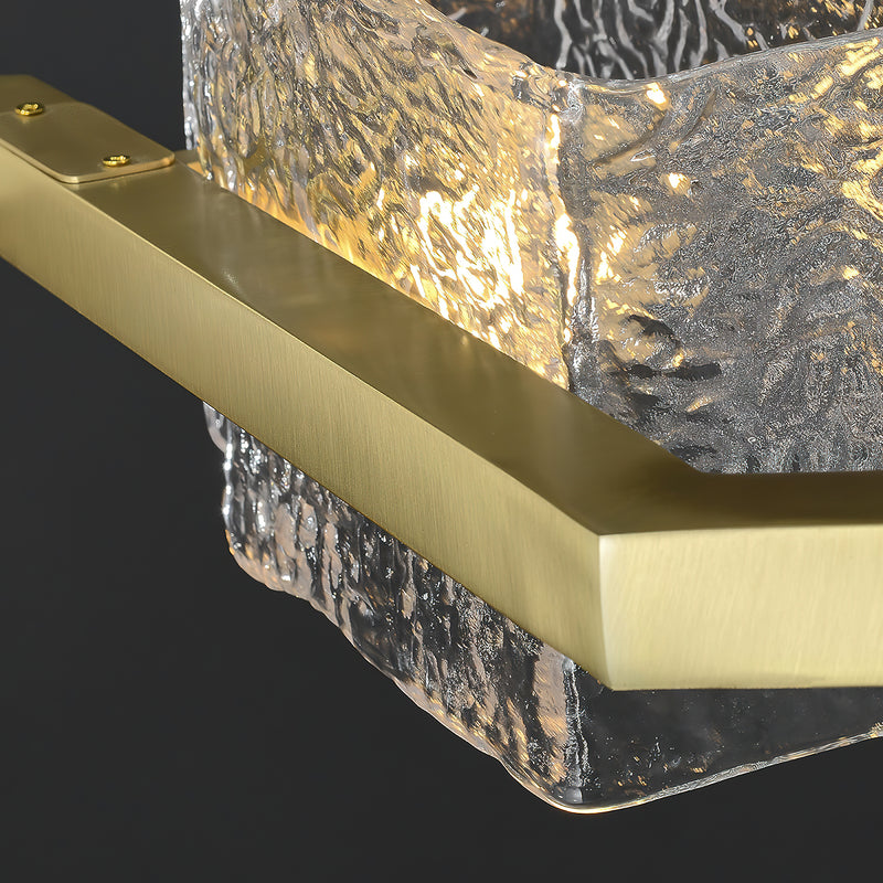 Water Ripple Glass Chandelier