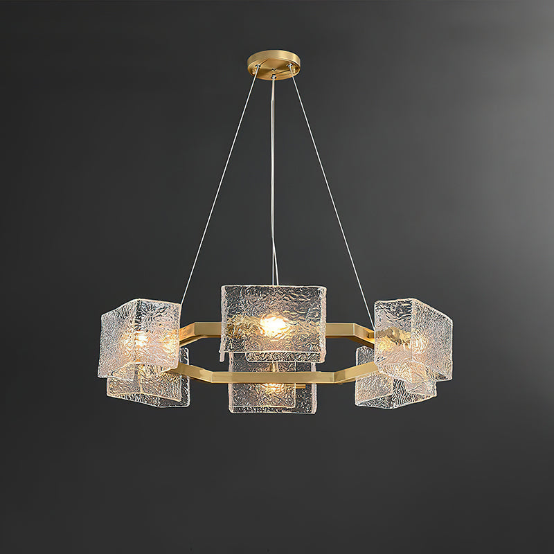 Water Ripple Glass Chandelier