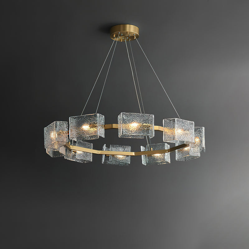 Water Ripple Glass Chandelier