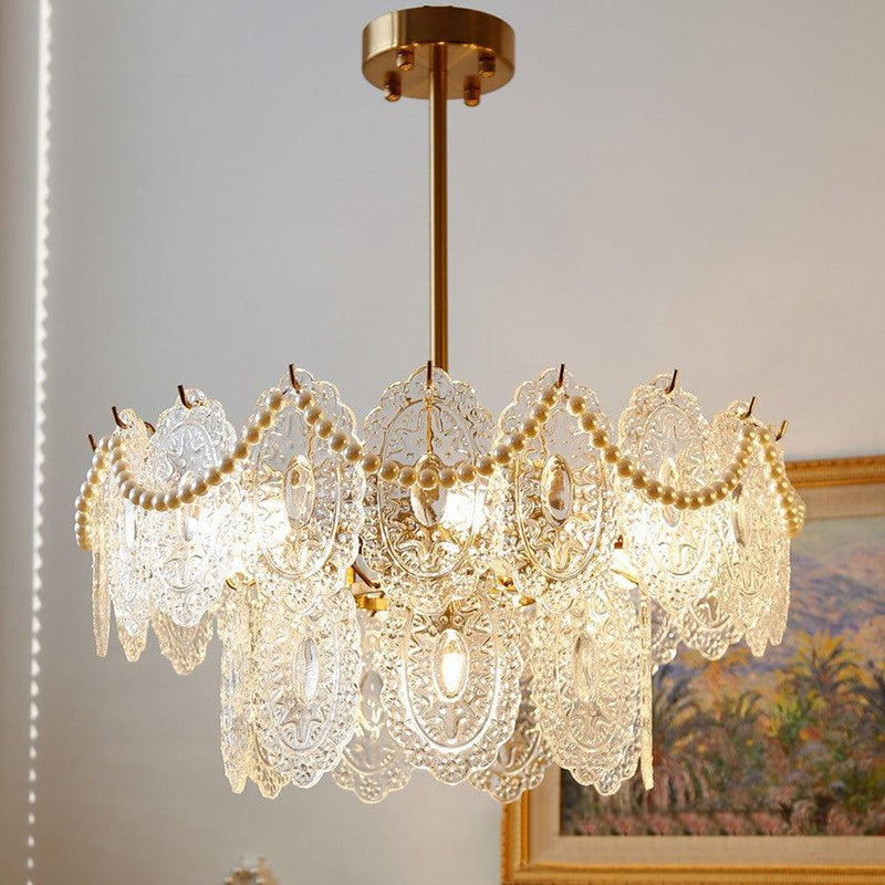 Wave Pearl Chandelier