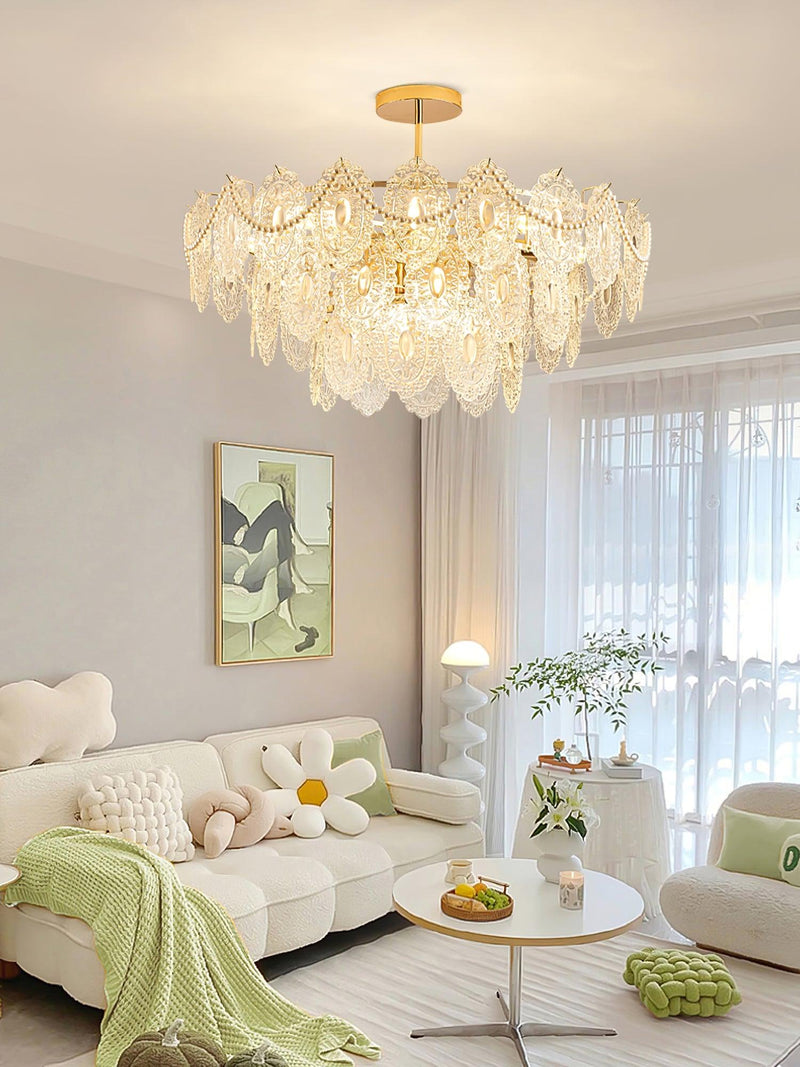 Wave Pearl Chandelier