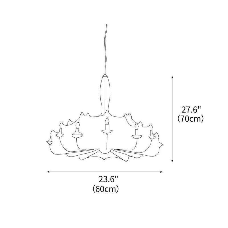 White Ghost Chandelier