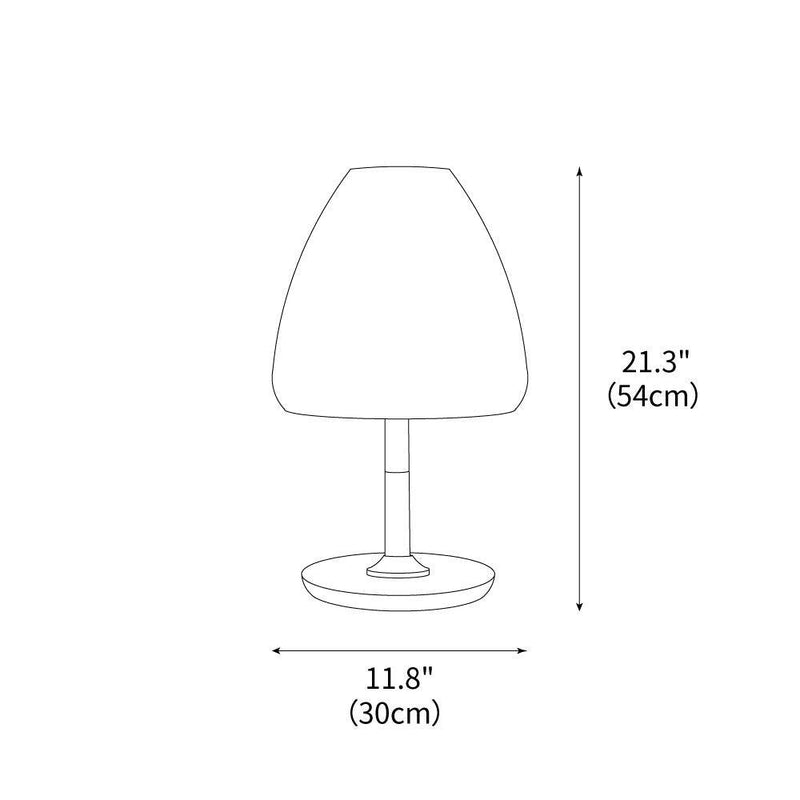 White Mushroom Table Lamp