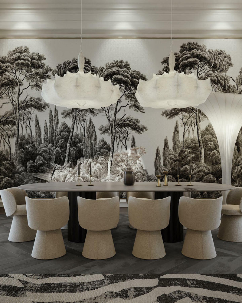 White Ghost Chandelier