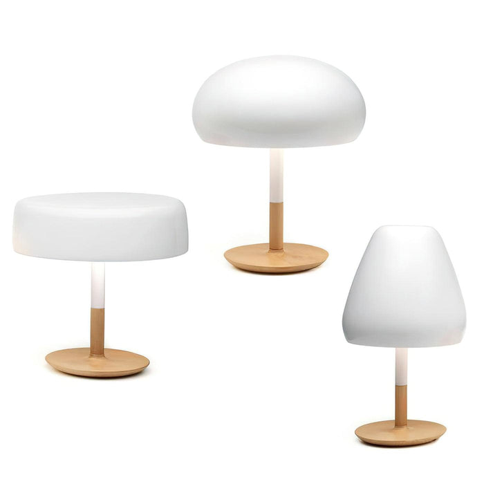 White Mushroom Table Lamp