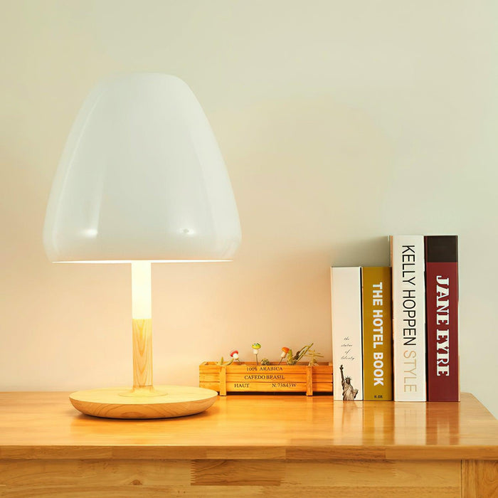 White Mushroom Table Lamp