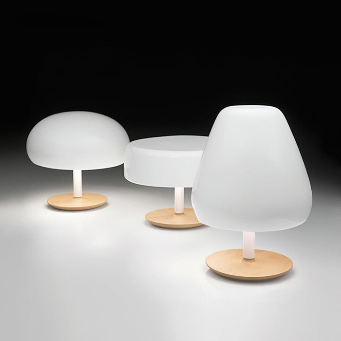 White Mushroom Table Lamp