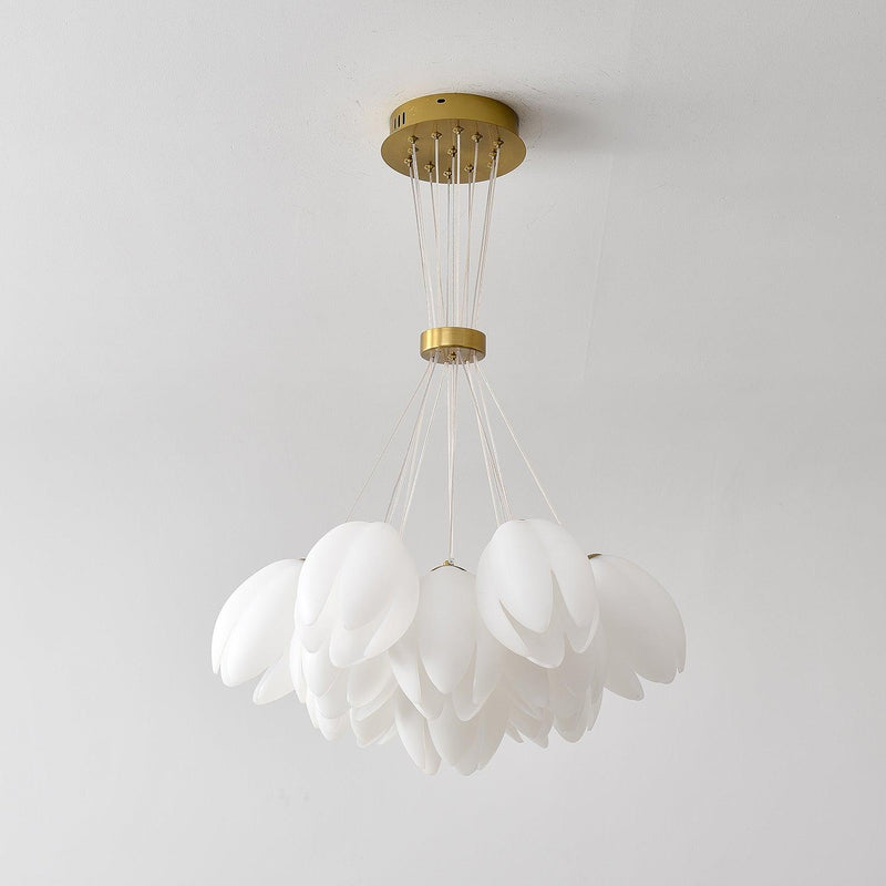 White Tulip Chandelier