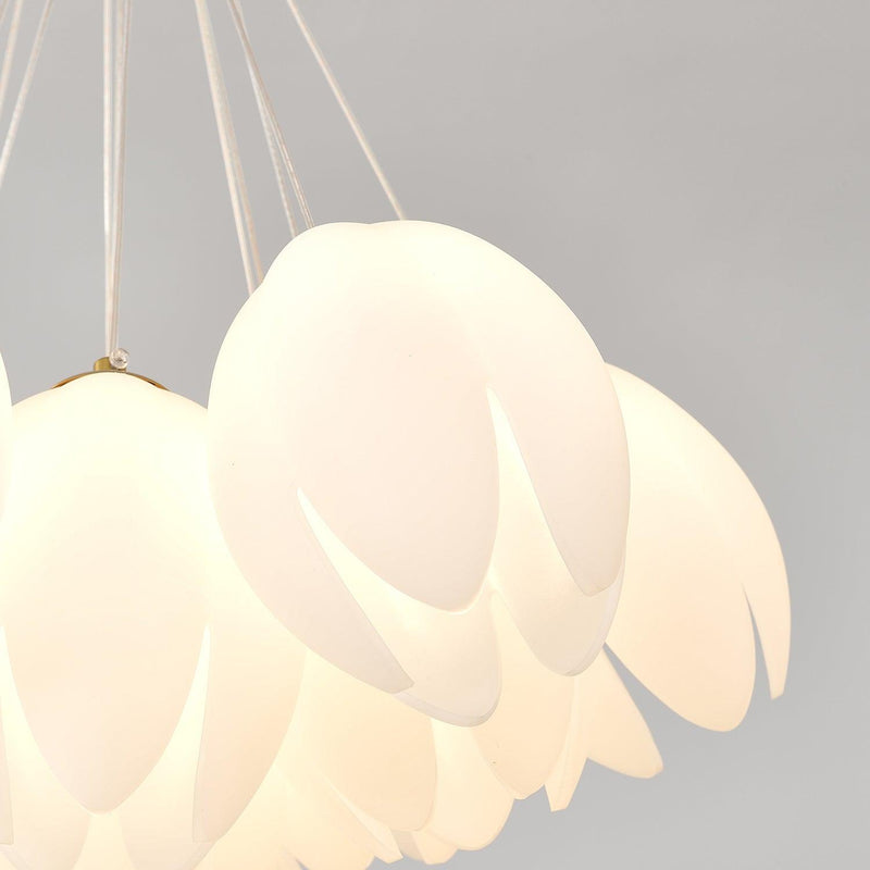 White Tulip Chandelier