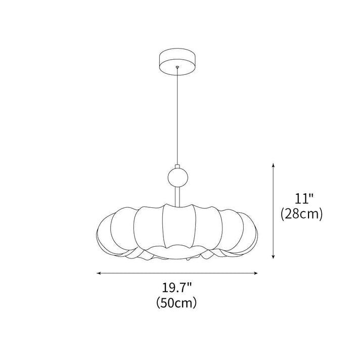 Winnie Veil Pendant Light 19.7"